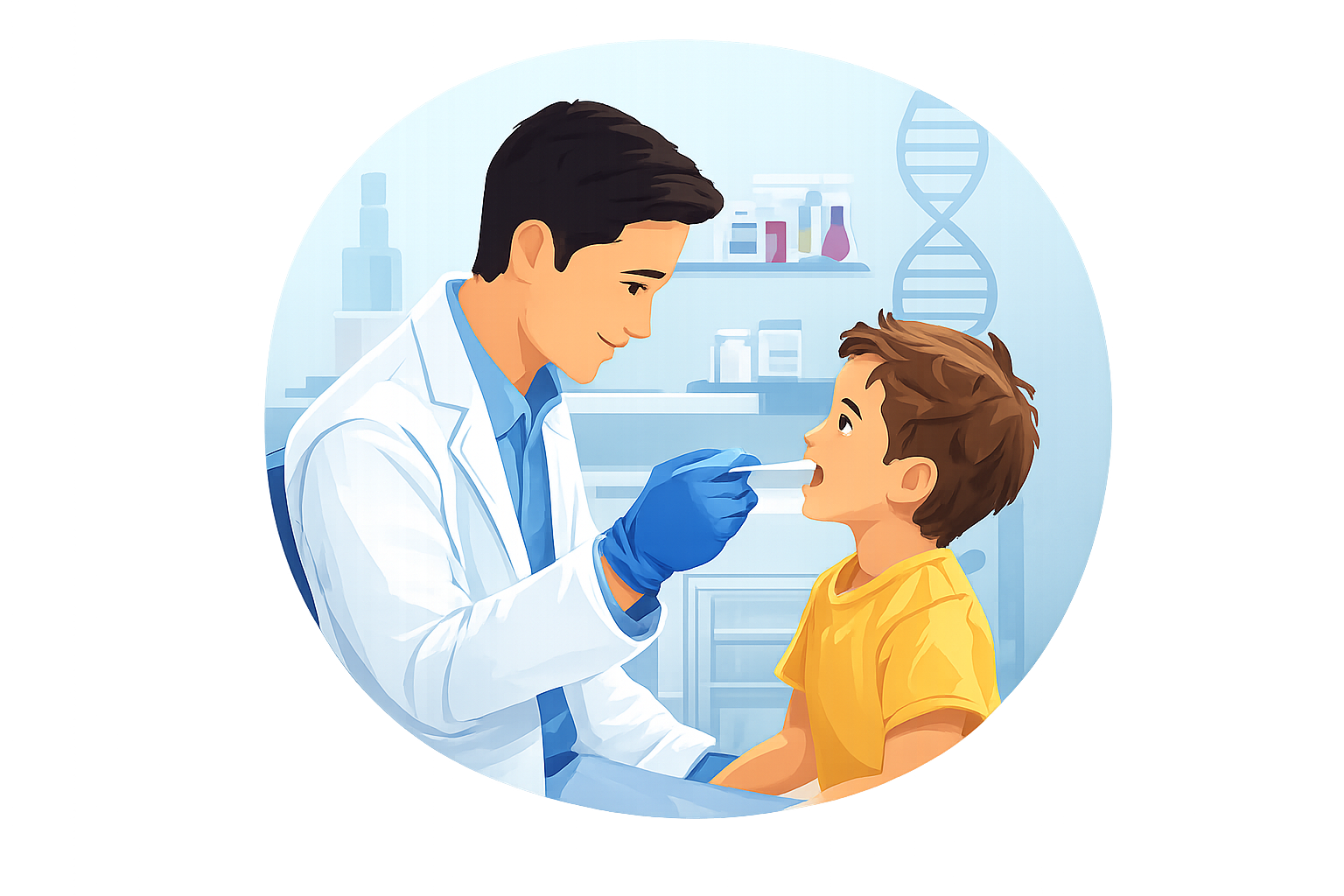 Cita presencial en laboratorio para prueba de ADN de paternidad en Buenos Aires